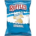 Ruffles Potato Chips, Original, 13 oz Party Size Bag, Gluten Free Potato Chips, Snacks