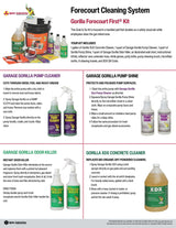 Garage Gorilla Forecourt First Exterior Gas Island Cleaning Kit | Complete Maintenance Set with Concrete Cleaner, Pump Cleaner, Pump Shine, Odor
