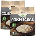 War Eagle Mill Organic White Cornmeal, 48 oz Bag (2 Pack)