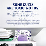 Cleancult Laundry Detergent Sheets - Resealable Box - 3 Stain Fighting Enzymes - Wild Lavender - 60 Loads - Free of Harsh Chemicals - No Mess - No