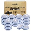 LufamlyGo Upgraded 30pcs Toilet Wand Refills fits Clorox Toilet Wand, Thickened Cleaning Layer, Won’t Fall Apart, Disposable Bathroom Cleaning Scrub