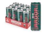 ARDOR ENERGY Natural Sparkling Energy Drink with 100mg Natural Caffeine & 200mg L-Theanine from Organic Green Tea for Smooth Energy & Focus | Healthy