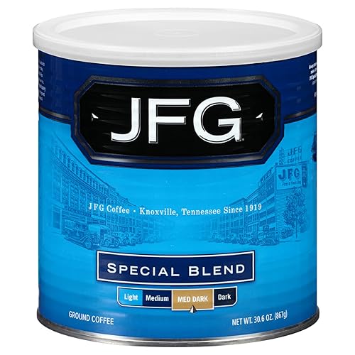 JFG Special Blend Medium-Dark Roast Ground Coffee, 30.6oz Can (Pack of 1)