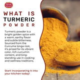 Spicy World Turmeric Powder 5 LB Jar - Gluten Free, Bulk Turmeric with Curcumin, Ground Haldi Spice for Cooking, Pure Curcuma Longa, Non-GMO