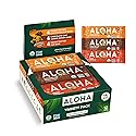 ALOHA Organic Plant Based Protein Bars - 3 Flavor Variety Pack - 12 Count, 1.98oz Bars - Vegan Snacks, Low Sugar, Gluten-Free, Low Carb, Paleo