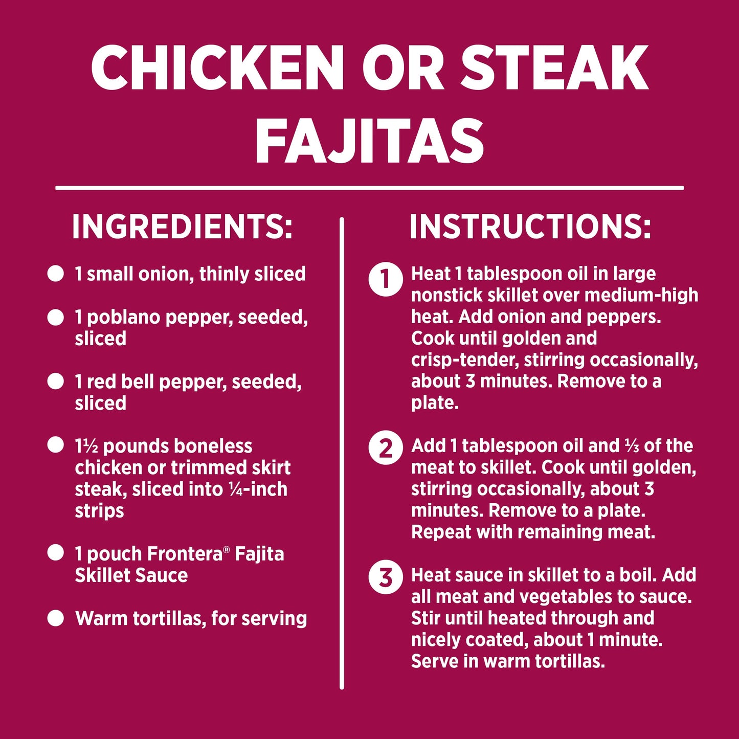 Frontera, Sauce Skillet Fajita Classic, 8 Ounce