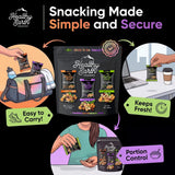 Healthy Earth Snacks 3 Flavors Variety Pack, 24 Count | Mixed Nuts & Dried Fruits Gourmet Snacks, Gluten-Free | 8 Packets Per Flavor: Heart Smart