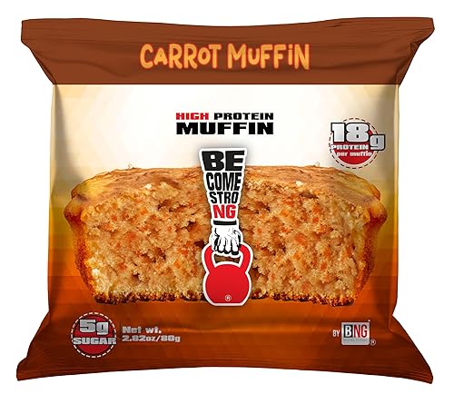 Become Strong High Protein Carrot Cake, 18g Protein, 5g Sugar