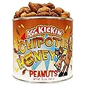 ASS KICKIN’ Chipotle Honey Roasted Spicy Hot Peanuts - 12 Oz. - Ultimate Spicy Gourmet Gift Peanuts