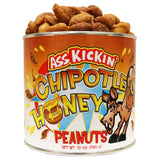 ASS KICKIN’ Chipotle Honey Roasted Spicy Hot Peanuts - 12 Oz. - Ultimate Spicy Gourmet Gift Peanuts
