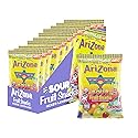 AriZona Sour Lemonade Fruit Snacks - NEW - 5 Ounce Bags (Pack of 12) - Gluten Free - Gummy Chews