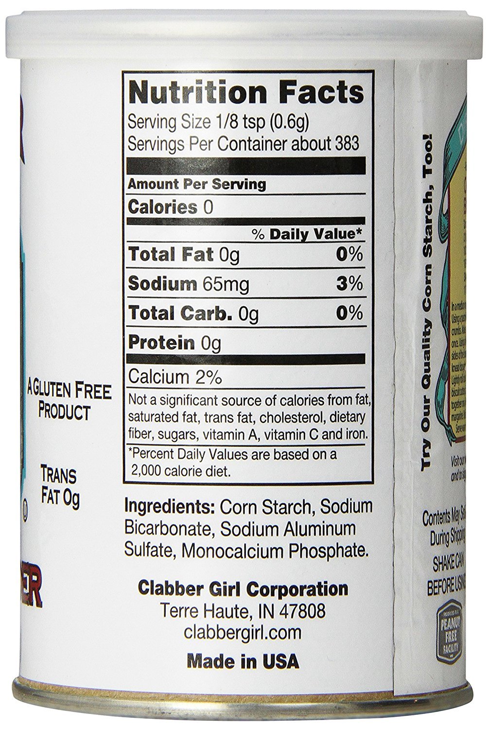 Clabber Girl Double Acting Baking Powder, 8.1 Ounce