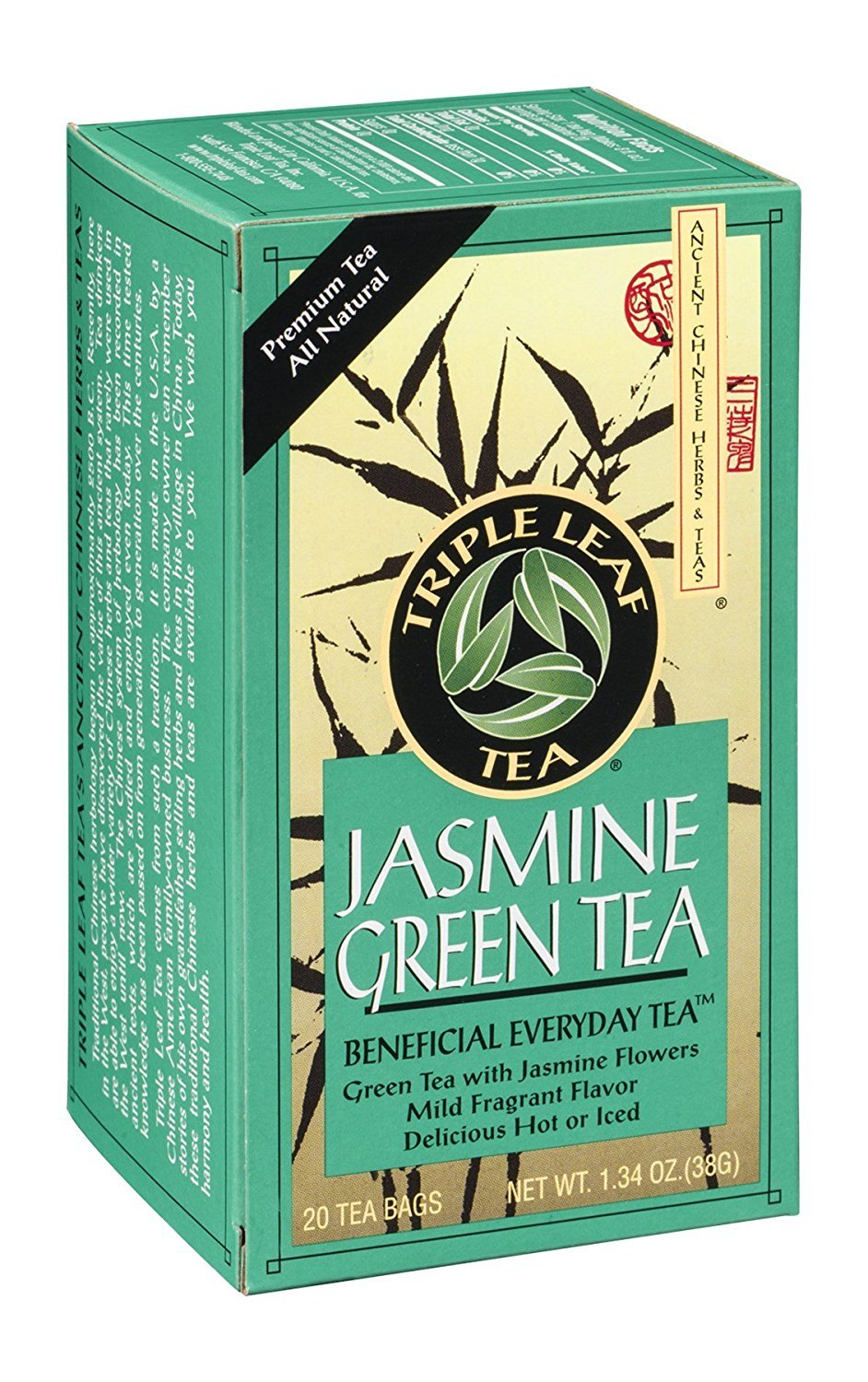 Triple Leaf Tea Jasmine Green Tea - 20 Tea Bags
