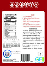 Mom’s Place Gluten-Free Beef Stroganoff Seasoning Mix - Vegan & Kosher - Dairy Free, Nut Free, Soy Free & Corn Free, 2.6 oz, 10 Servings