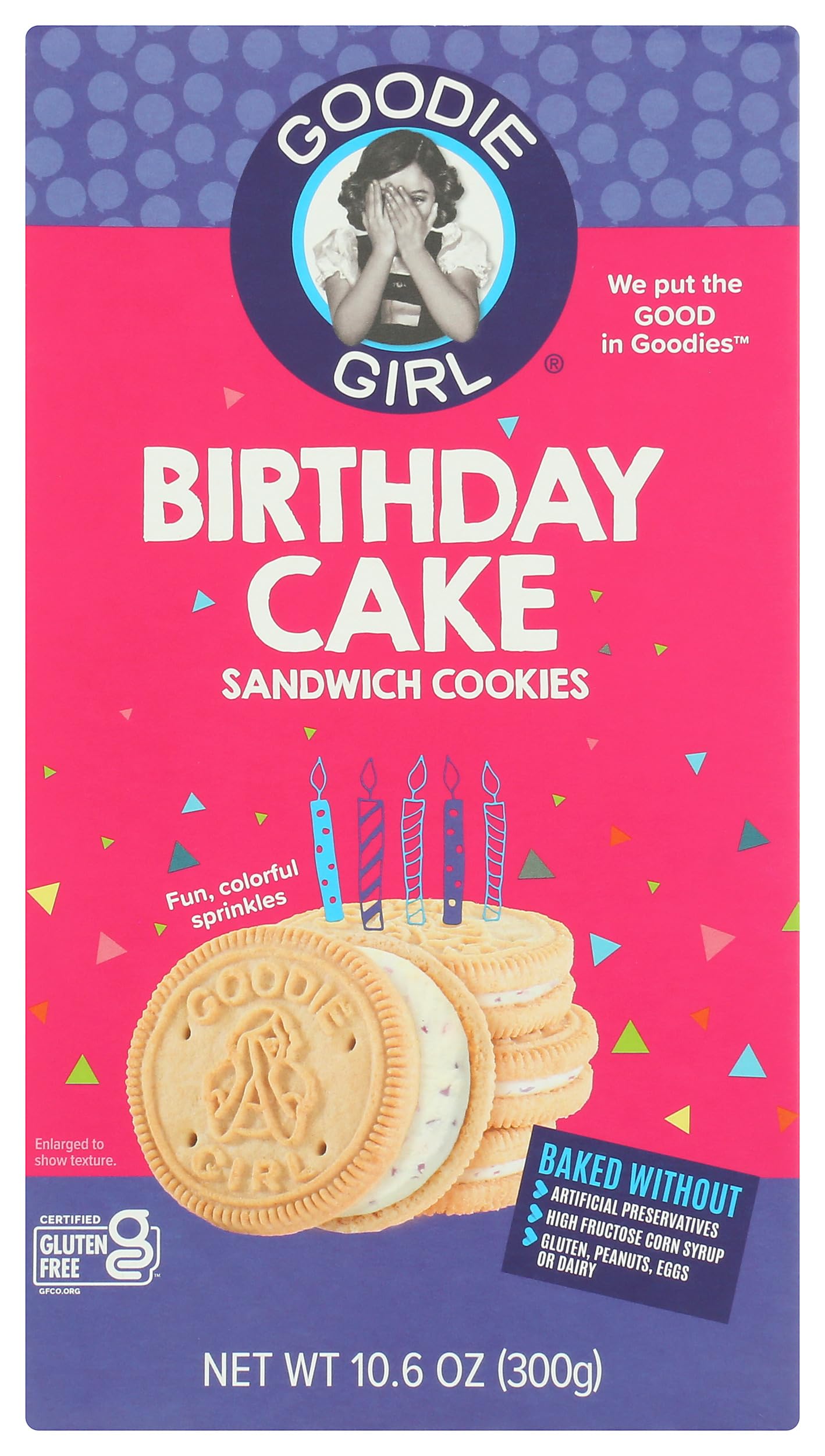 GOODIE GIRL Cookie Cr?®me Birthday Cake, 10.6 OZ
