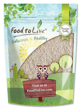 Food to Live Whole Wheat Flour, 5 Pounds - All-Purpose, Stone Ground, Milled Whole Grains, Unbleached, Vegan, Kosher, Bulk, High in Dietary Fiber
