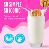 Cooper Street Snacks Barbie™ Birthday Cake Cookies - Made with Real Butter & Avocado Oil, Nut, Soy & Seed Oil Free, Thin & Crispy Party or Everyday