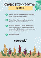 CEREAUSLY Organic Red Quinoa - Premium Royal Quinoa from Bolivia - Kosher and Non-GMO Quinoa Bulk - Vegan and Gluten-Fee Cooking Quinoa - 4 LB