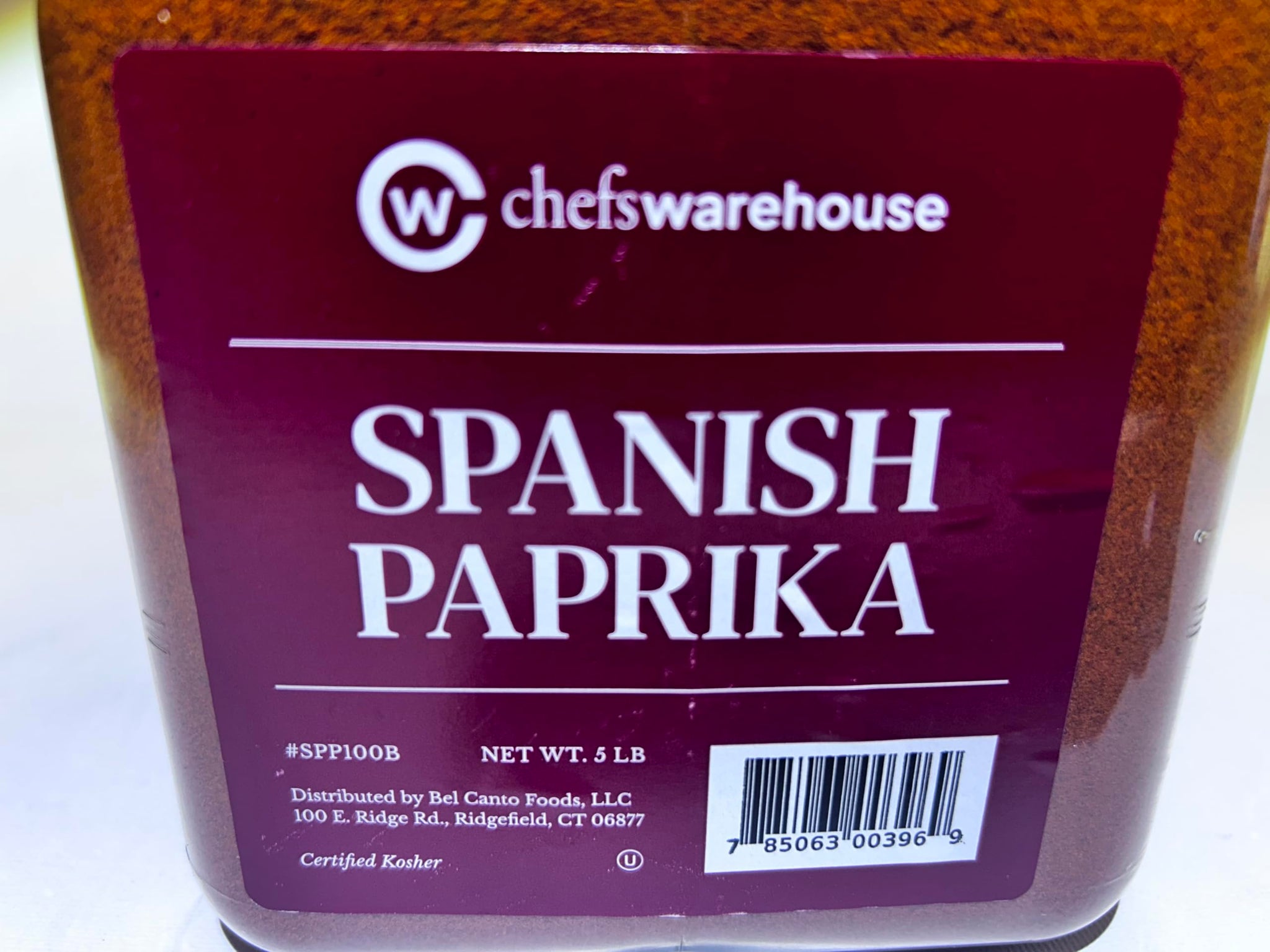 Chefs Warehouse Spanish Paprika 5lb Sweet and Slightly Smoky Flavor