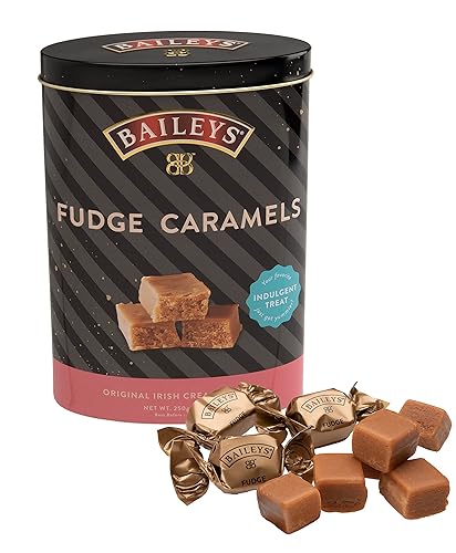 Gardiners of Scotland Handmade Fudge, Baileys Fudge Caramels 8.8 Ounce Tin