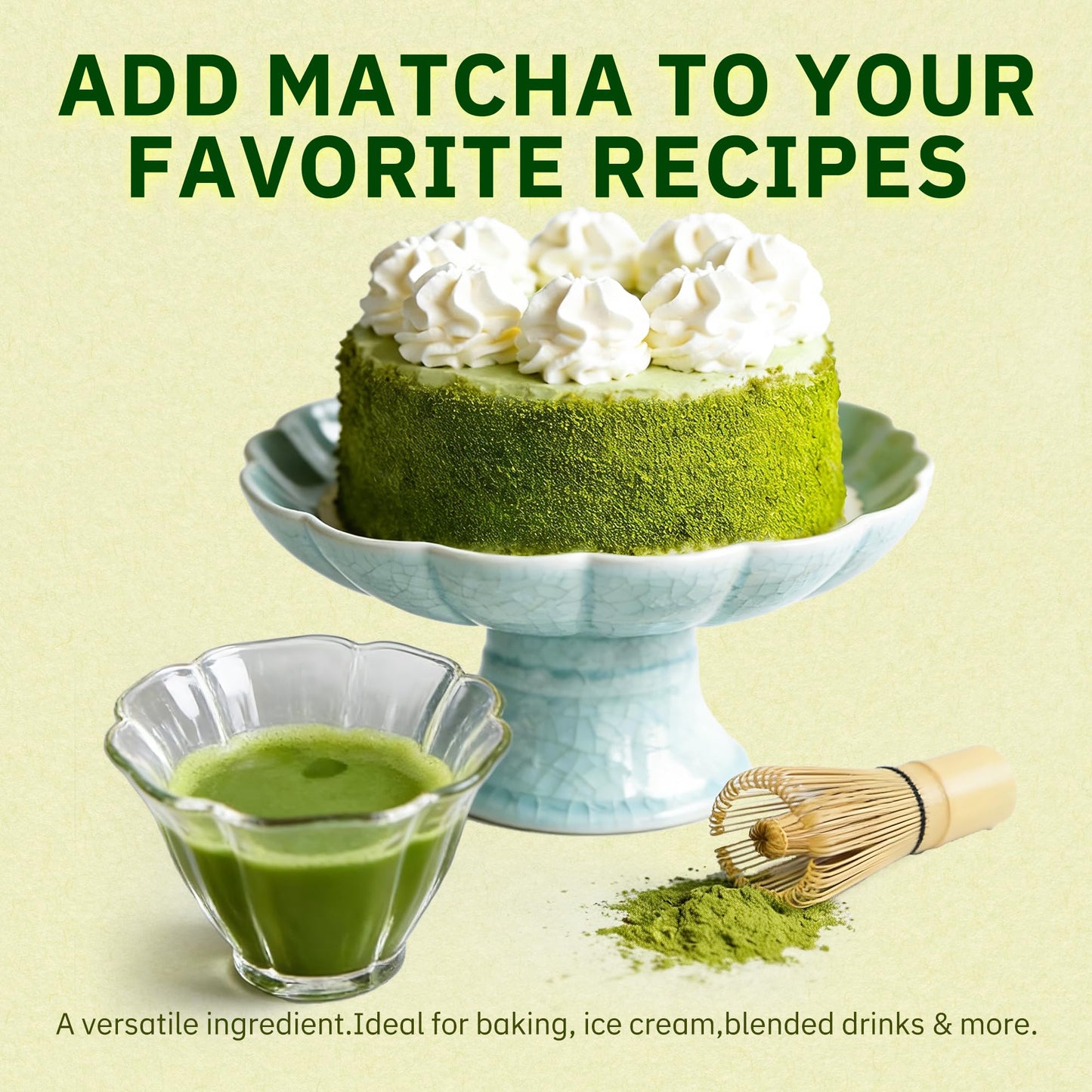 Zenvorica Ceremonial Grade Matcha Powder - Authentic Japanese Matcha, Stone-Ground, Smooth & Vibrant Flavor - Unsweetened, Antioxidant-Rich, Perfect