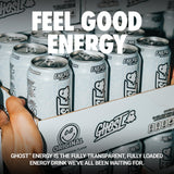 GHOST Energy Drink - 12-Pack, Original, 16oz - Energy & Focus & No Artificial Colors - 200mg of Natural Caffeine, L-Carnitine & Taurine - Gluten-Free