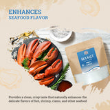 52USA Sea Salt, 2lb - 32oz (1 Pack), Coarse Grain, Salt Grinder Refill, Perfect Coarse Sea Salt For Cooking, All Natural Sea Salt