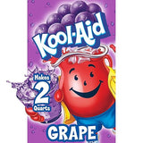 Kool-Aid Unsweetened Drink Mix, 1 Packet, for Flavorful Hydration and Shareable Refreshment, Grape Artificially Flavored, Good Source of Vitamin C