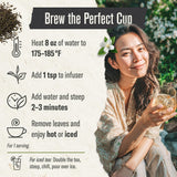 Numi Organic Jasmine Green Tea 16 Ounce Pouch Brews 200 Cups