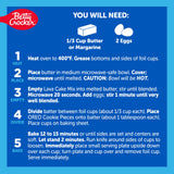 Betty Crocker OREO Lava Cake Mix, Chocolate Lava Cake Baking Mix With OREO Cookie Pieces, 8.3 oz