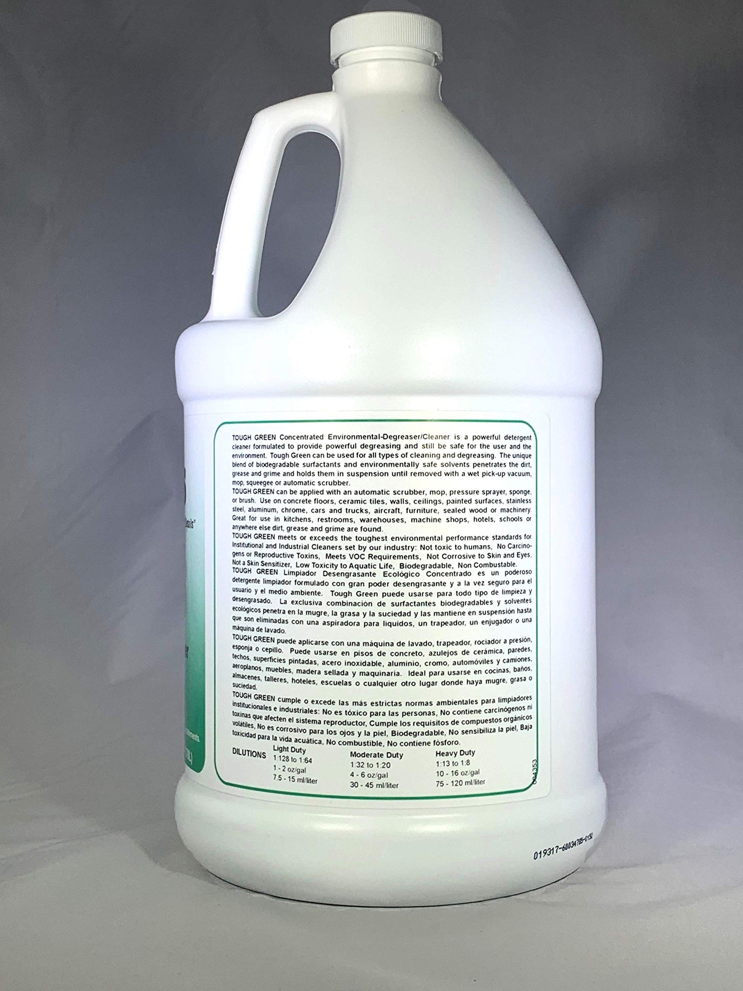 Fikes Tough Green Multipurpose Enviro-Cleaner & Degreaser, 128oz (1 gallon) Concentrate Degreaser & Floor Cleaner, Environmentally Safe