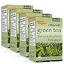 Uncle Lee's Tea Organic Decaf Green Tea, 100% Natural Premium Green Tea Bags, Fresh Flavor, Enjoy with Honey, Hot Tea or Iced Tea Beverages, Pack