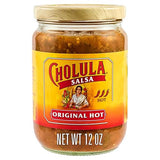 Cholula Salsa, Original Hot, Spicy Salsa For Tacos, Enchiladas, Queso, Fajitas, Burritos, Nachos and More, 12 oz