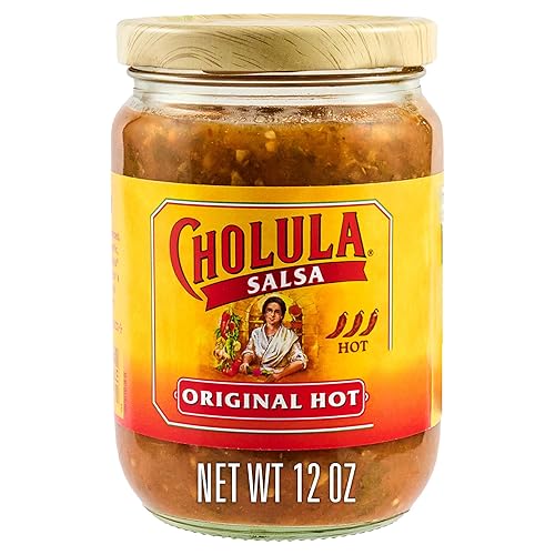 Cholula Salsa, Original Hot, Spicy Salsa For Tacos, Enchiladas, Queso, Fajitas, Burritos, Nachos and More, 12 oz