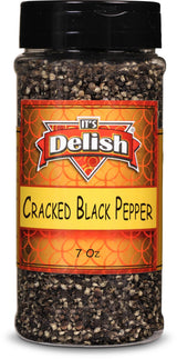 Black Pepper by Its Delish (Cracked, 7 oz Medium Jar)