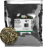 Frontier Co-op Organic Tulsi Holy Basil Herb, 8oz Bulk Bag - Highly Aromatic with Minty Flavor - Perfect for Cooking, Tulsi Tea and Herbal Uses