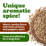 Food to Live Organic Cumin Seeds, 10 Pounds - 100% Natural, Non-GMO, Aromatic Seasoning, Perfect for Spices, Baking and Pickling, Vegan, Kosher, Bulk
