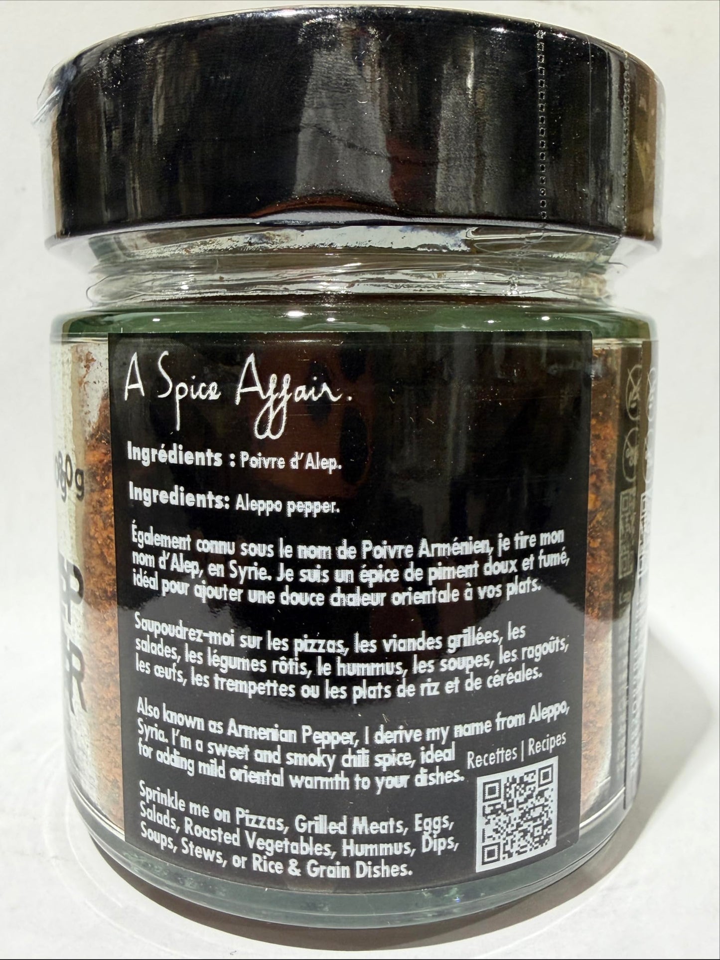 A Spice Affair’s Aleppo Pepper | Warm, Mildly Spicy & Fruity Middle Eastern Chili Flakes | All-Natural, Non-GMO, Filler-Free | Perfect for Meats