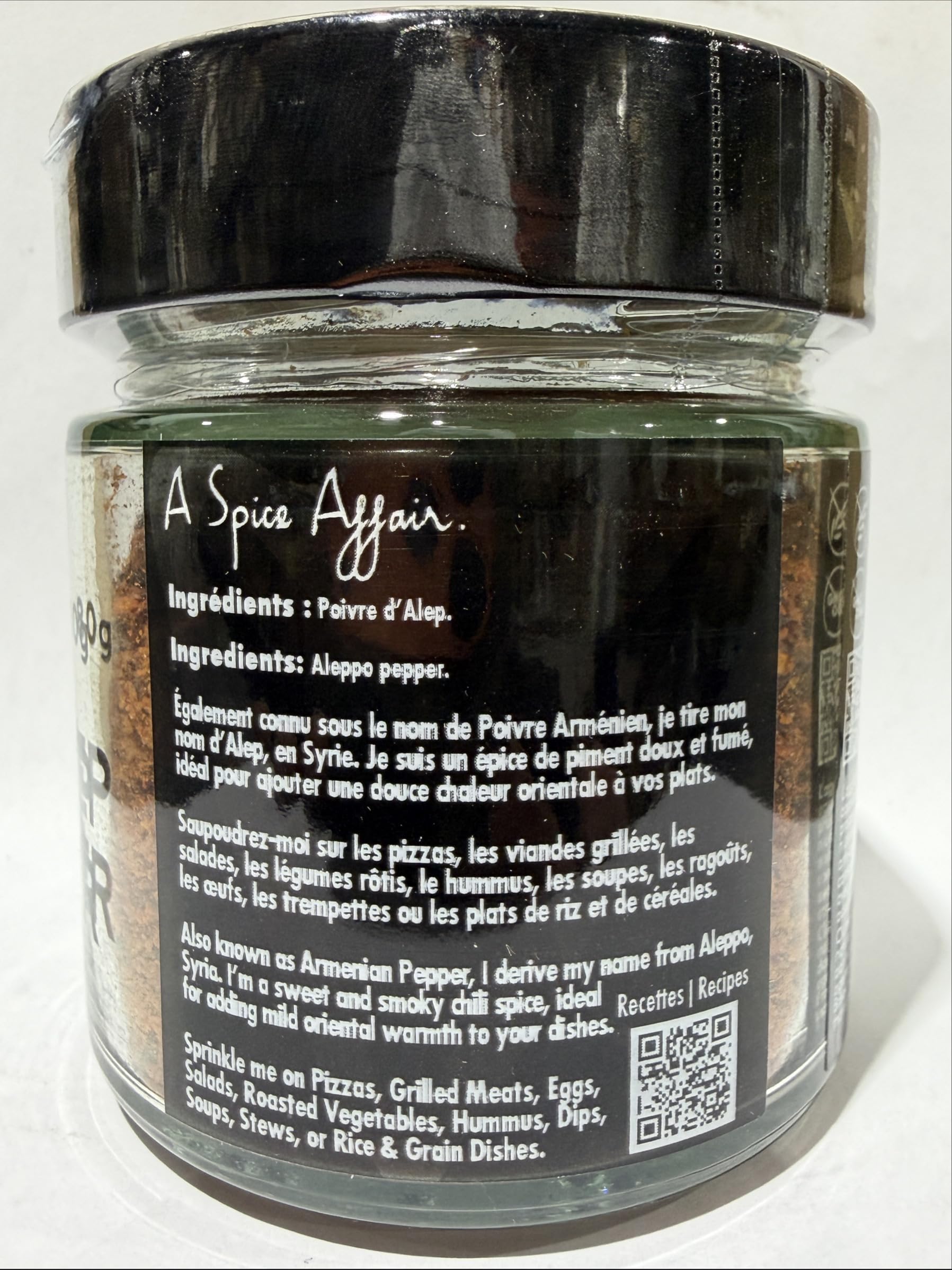 A Spice Affair’s Aleppo Pepper | Warm, Mildly Spicy & Fruity Middle Eastern Chili Flakes | All-Natural, Non-GMO, Filler-Free | Perfect for Meats