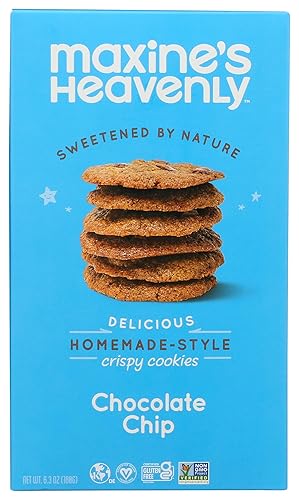 Maxines Heavenly Cookies Crispy Chocolate Chip Cookies, 6.3 OZ