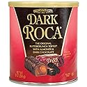 Almond Roca Pack of 1-10oz Individually Wrapped Dark Chocolate Candy - Buttercrunch Toffee with Almonds Covered in Chocolate - Gluten Free, Kosher