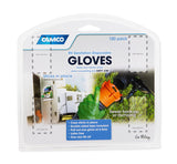 Camco Durable All Purpose RV and Camper Disposable Sanitation Gloves | Ideal in Wet or Dry Conditions | Green Non-Latex Gloves | 100 Pack (40285)