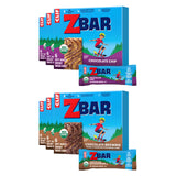 Zbar - Chocolate Chip and Chocolate Brownie - Variety Pack - Soft Baked Snack Bars - Non-GMO - 10-11g Whole Grains - USDA Organic Granola Bars (36