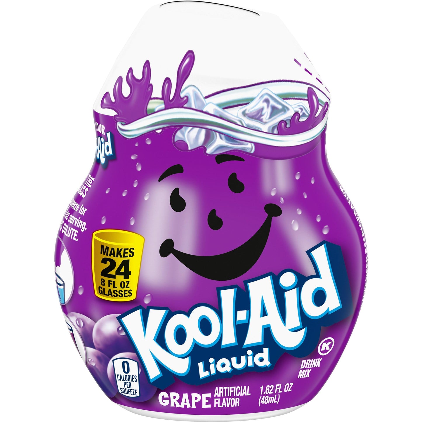 Kool-Aid Liquid Drink Mix Quintet for Sugar Free Flavored Hydration, Water Flavoring, Beverage Mixing and Drink Enhancer, Watermelon, Orange, Grape