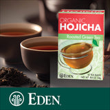 Eden Roasted Green Tea, Hojicha, Tea Bags, 16-Count Boxes (Pack of 12)