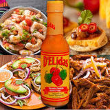 D'ELidas Habanero Hot Sauce, Natural Habanero Pepper Hot Sauce, Chombo Picante Sauce #1 in Panama, Non-GMO, Keto Friendly Food Habanero Sauce, 5 Fl Oz