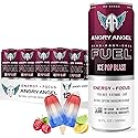 Angry Angel Ice Pop Blast Natural Energy + Focus Drink (12 count) - Zero Sugar - Natural Caffeine from Yerba Mate - CoQ10 - B Vitamins - 12 oz Cans