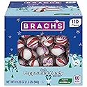Brach's Holiday Soft Peppermint Candy Tub, Individually Wrapped Mints, 19oz, 110 Pieces