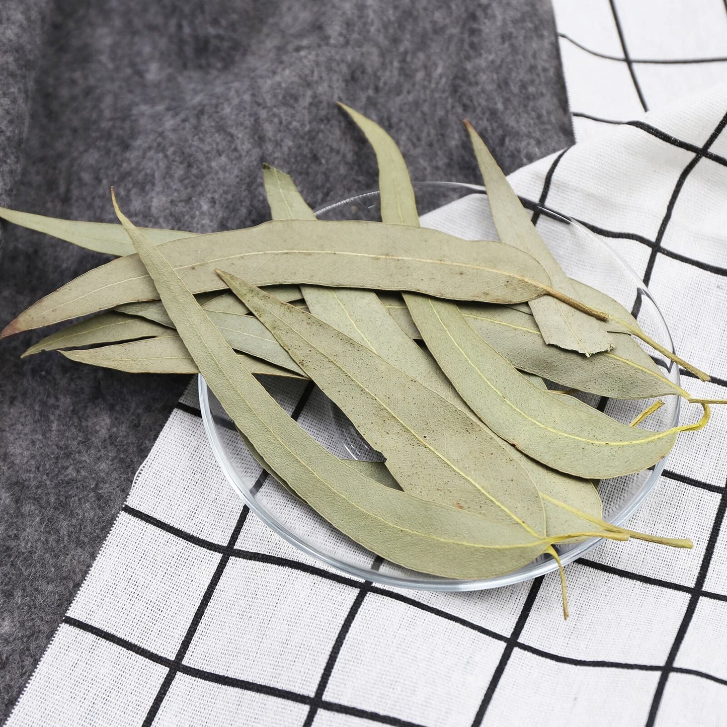 FullChea - Dried Eucalyptus Leaves - 4oz/114g - Hojas de Eucalipto - Premium Chinese Dried Eucalyptus Herb Whole Leaf - Non-GMO - Caffeine-free - Easy