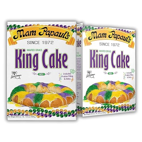 Mam Papaul's King Cake Mix 2pk